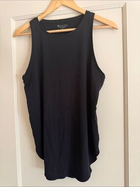 Athleta Black Racerback Tank Top